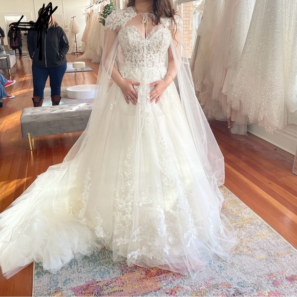 Wedding Dress Size US 8 UK 12 - Picture 8 of 9